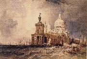 Clarkson Frederick Stanfield Venice:The Dogana and the Salute painting